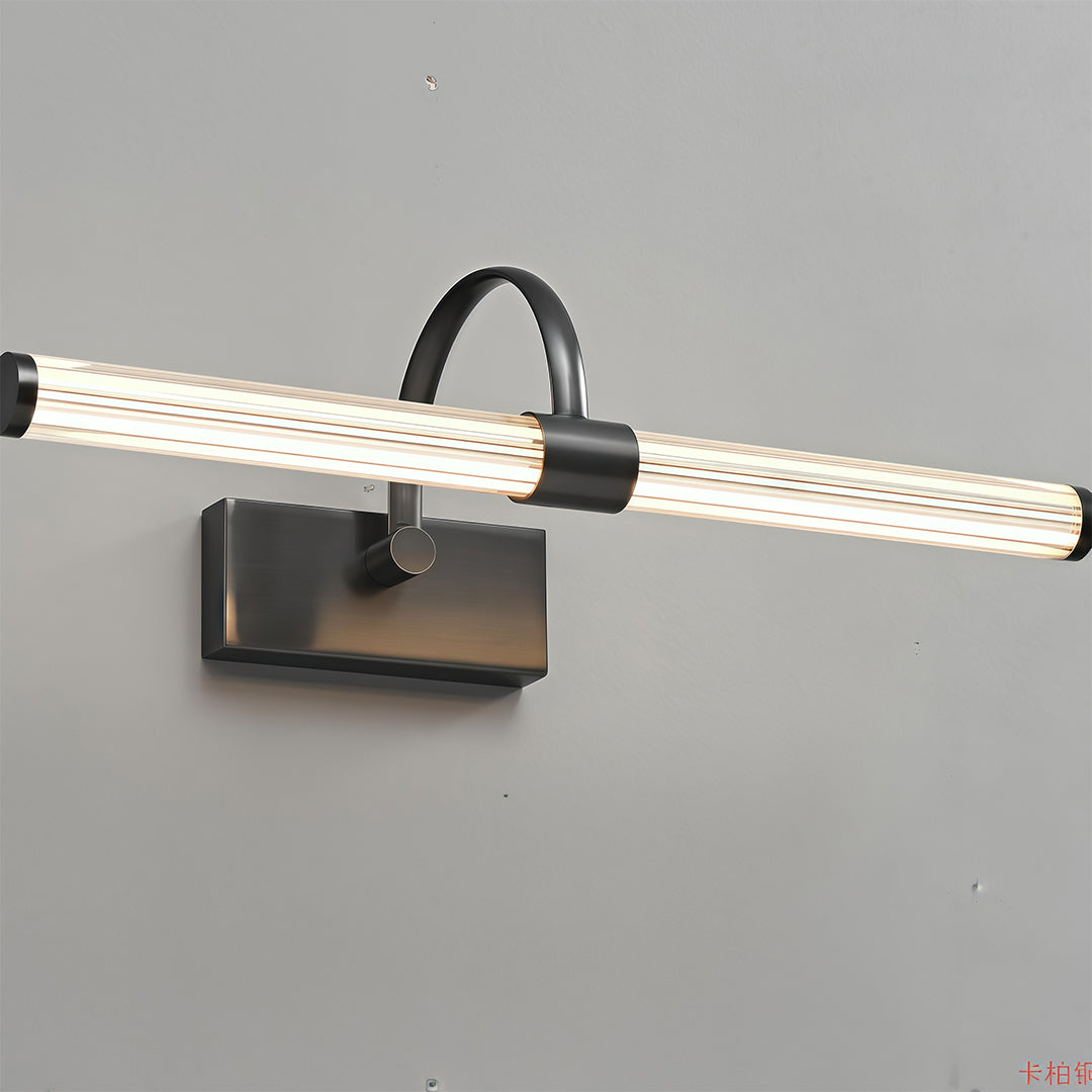 Minimalist Solid Copper Vanity Light Bar — LED, 18W/24W, 450mm & 600mm, Copper or Black