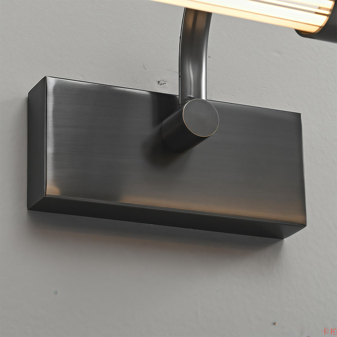 Minimalist Solid Copper Vanity Light Bar — LED, 18W/24W, 450mm & 600mm, Copper or Black