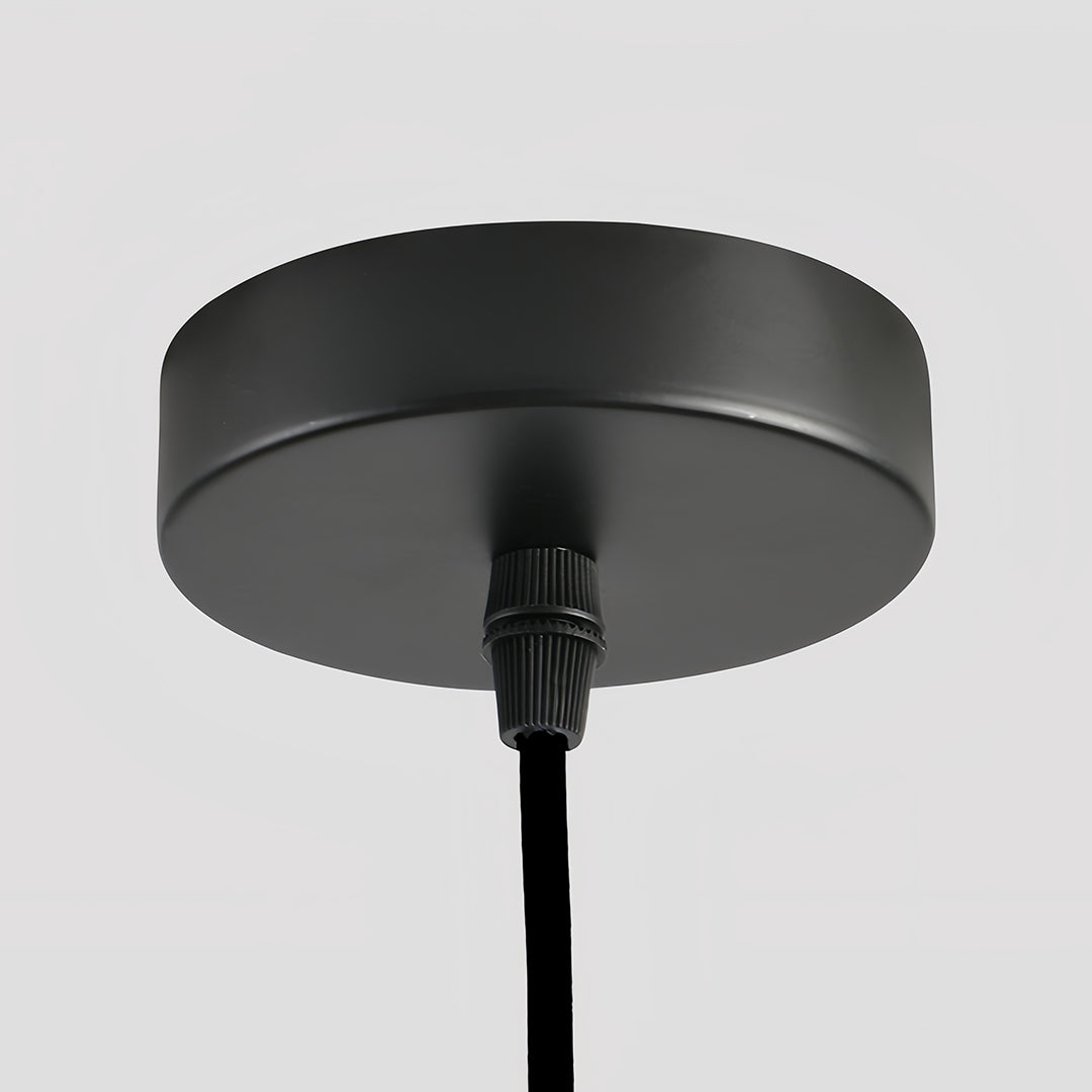 Geometric Felt Mini Pendant — PE+PET Acoustic Felt, Iron, 30/35cm, 6 Colors, Adjustable 2m Cord