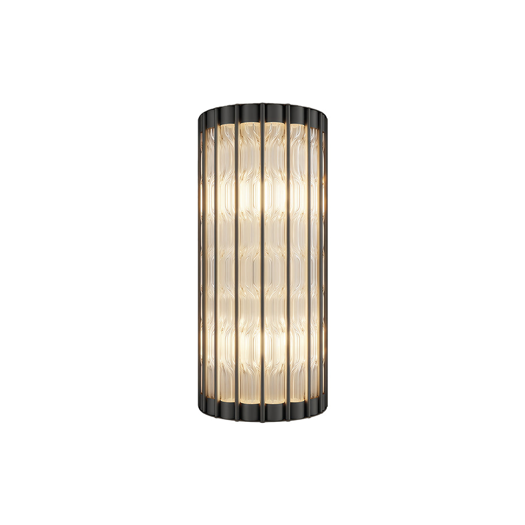 Linear Wall Sconce — Solid Brass and Glass, E14, Hardwired, 15.7" or 23.6"