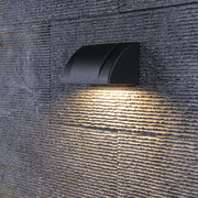 Modern Geometric Outdoor Wall Sconce — Die-Cast Aluminum, 8W OSRAM LED, 3000K, IP65, Hardwired