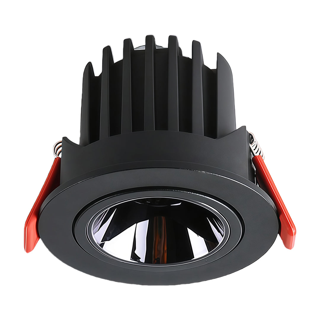 Directional Recessed Downlight — Aluminum, 7W / 10W, 3000K / 4000K / 6000K, Ra90, Anti-Glare, White or Black