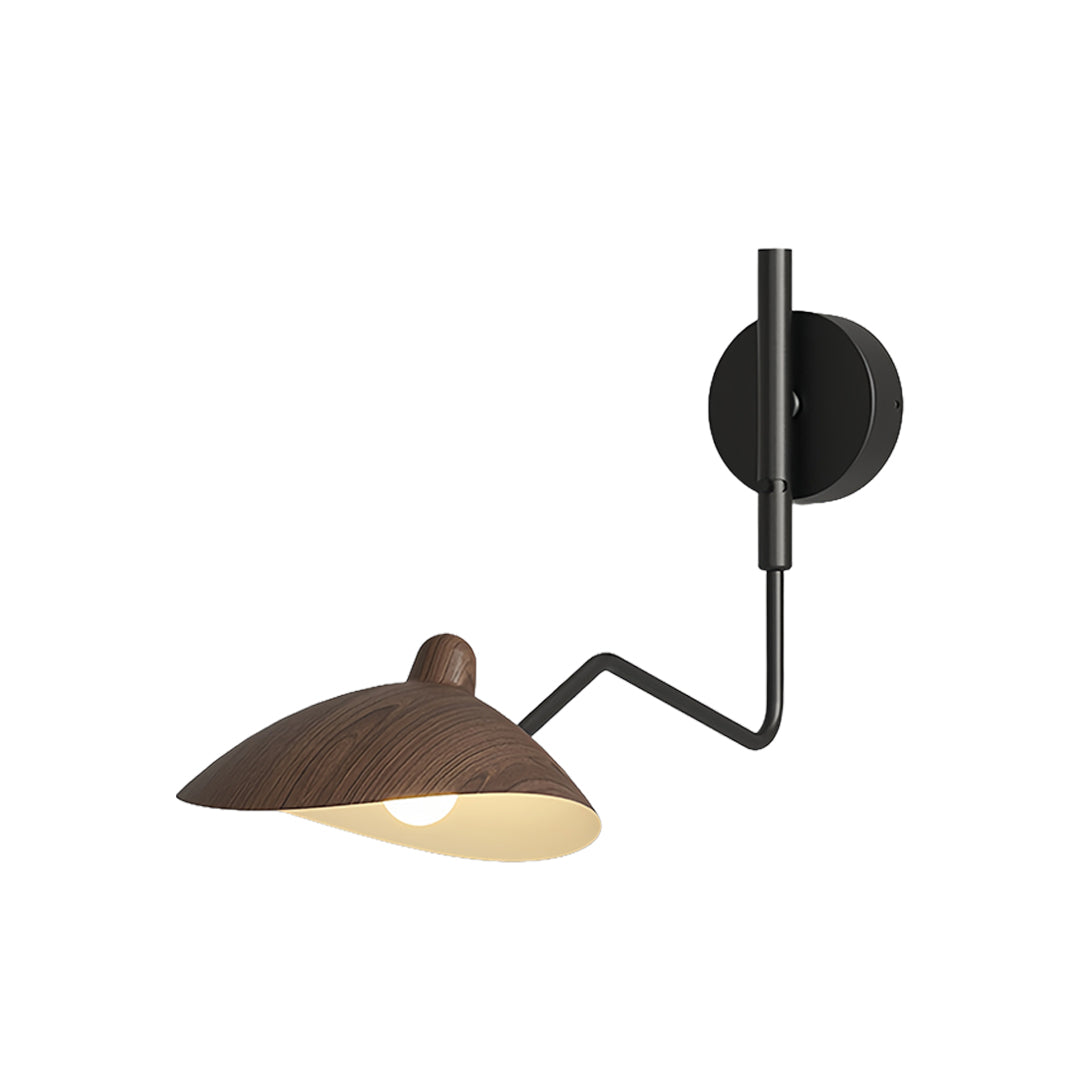 Vintage Swing-Arm Wall Sconce — Iron, E27 LED, 3-Step Dimming, 360° Rotatable, 1- or 2-Light, 4 Sizes