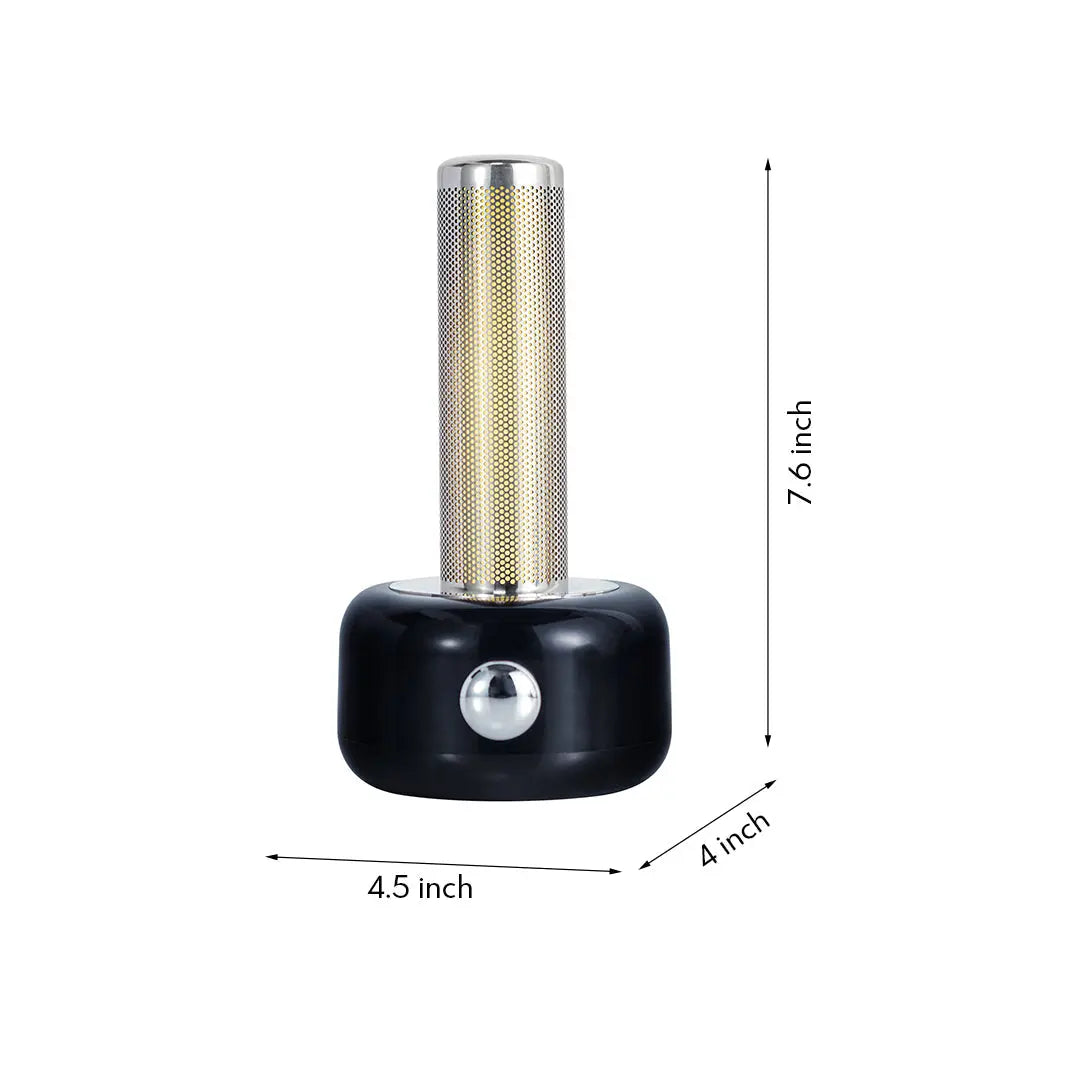 Sleek Minimalist Metal Ambient Table Lamp with RGB Audio Lighting Luxe
