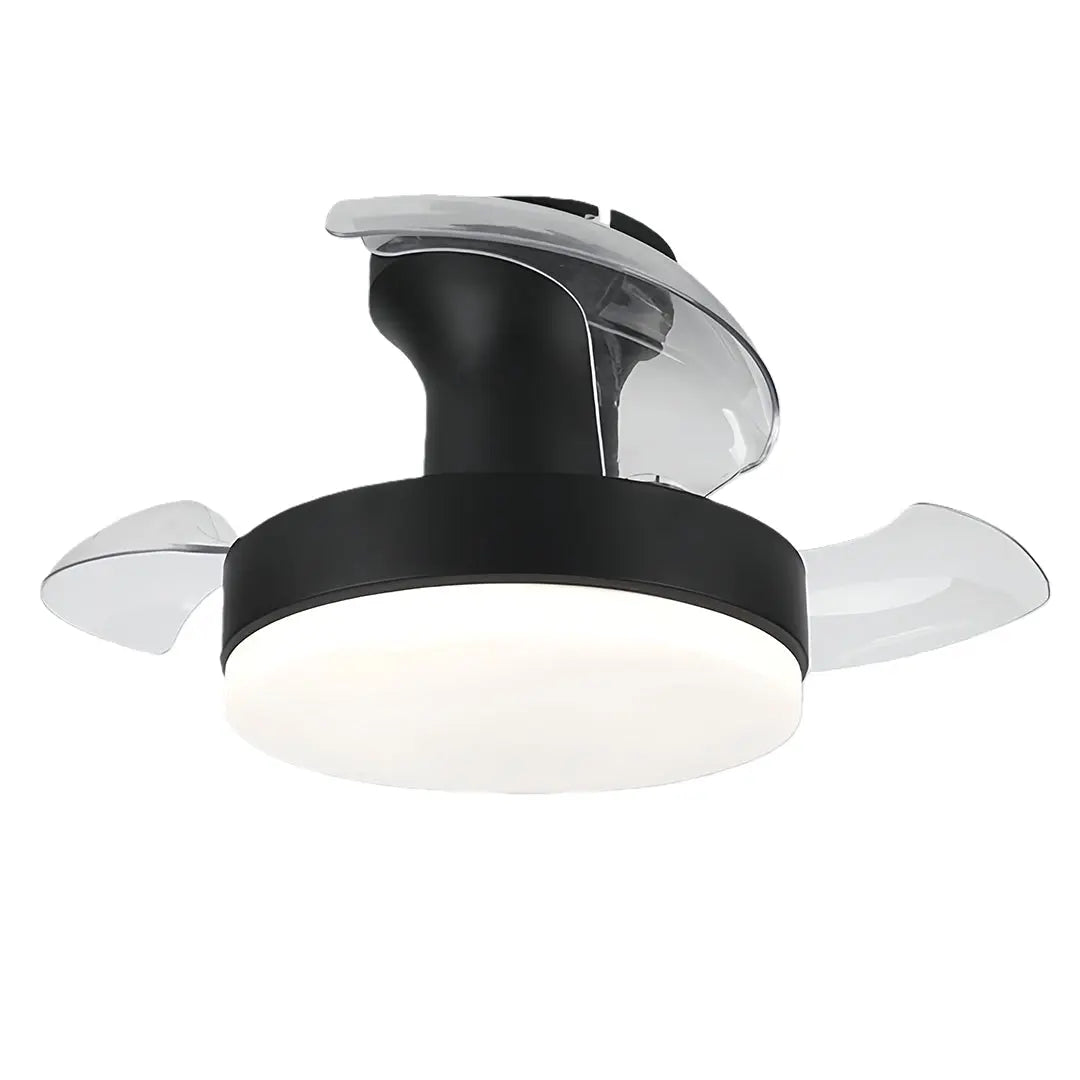 Silent Motor LED Ceiling Fans with Lights and Stepless Dimming Luxe