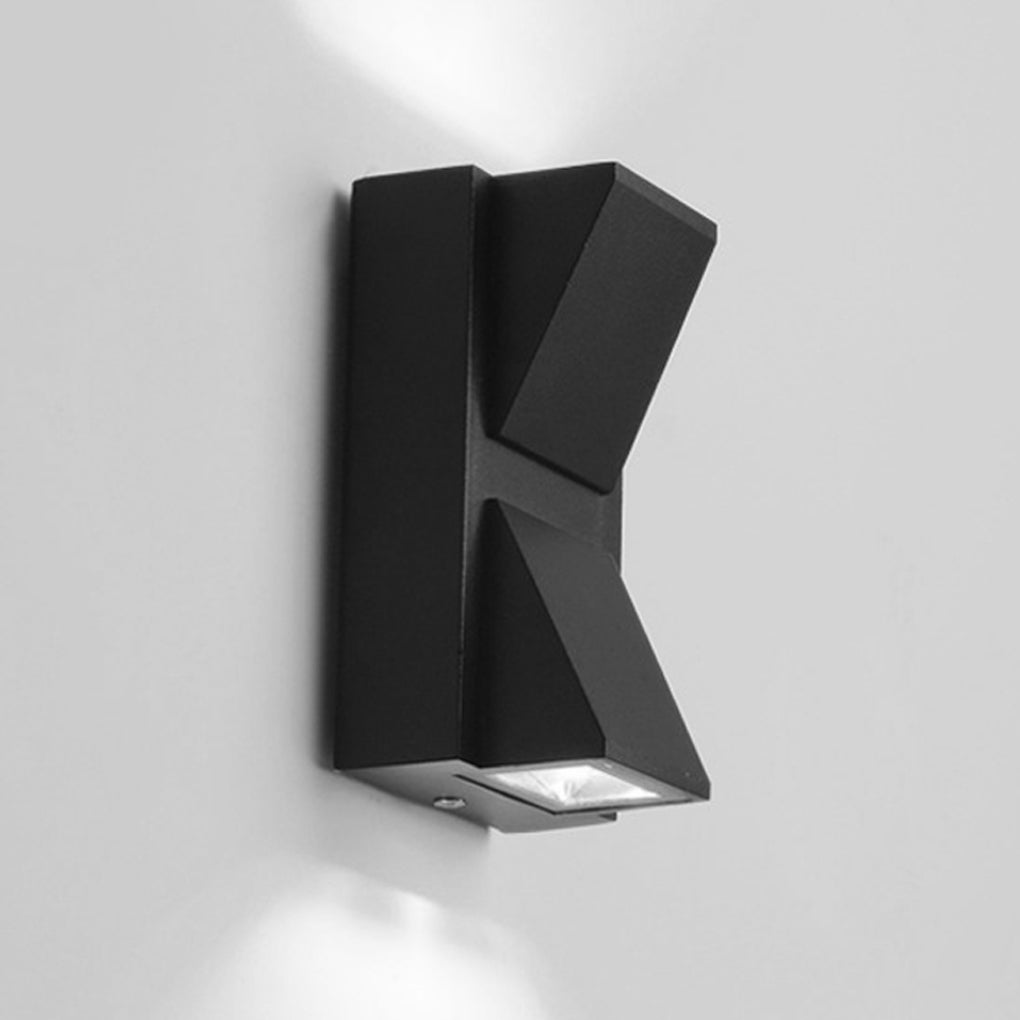 black led outdoor wall lights waterproof up down k type design