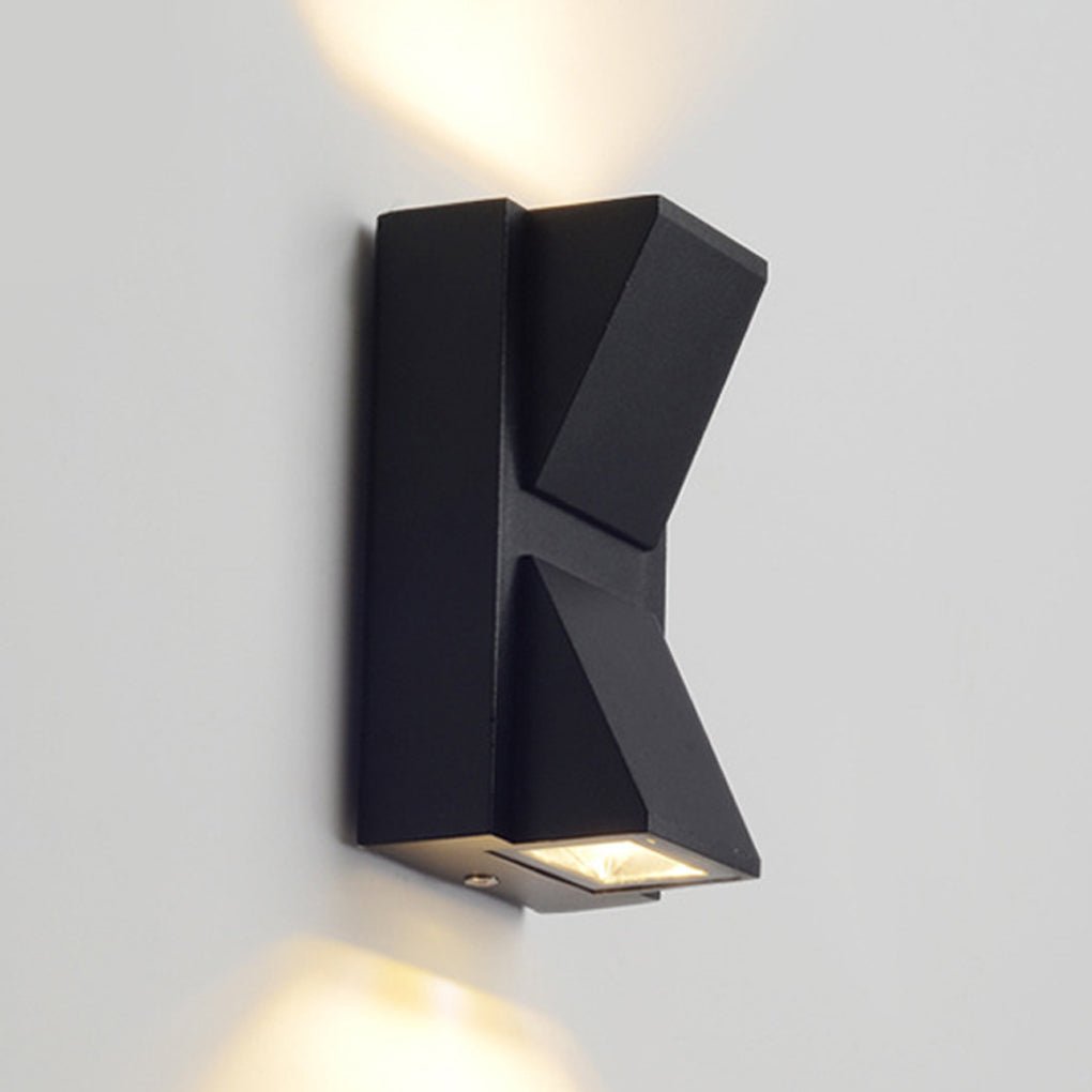 black led outdoor wall lights waterproof up down k type design