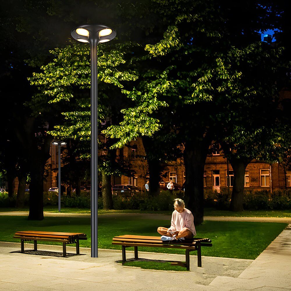black led solar street light lamp post for outdoor use