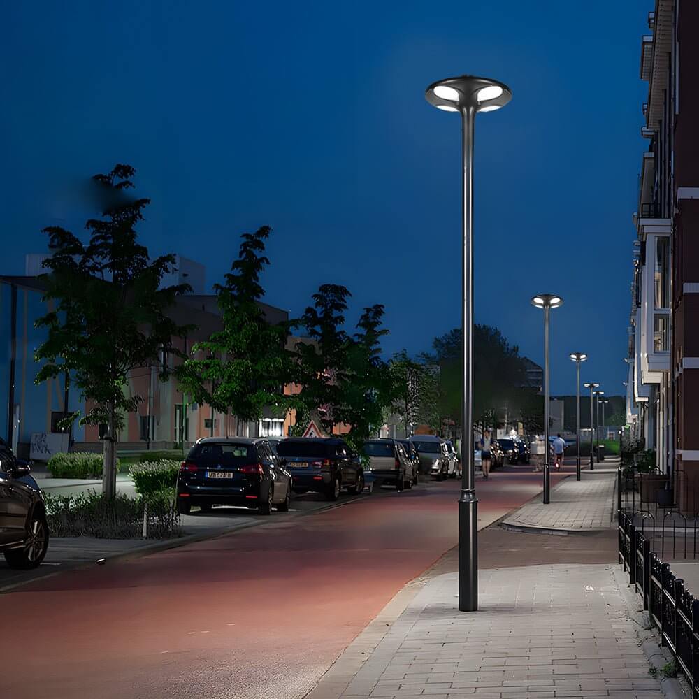 black led solar street light lamp post for outdoor use
