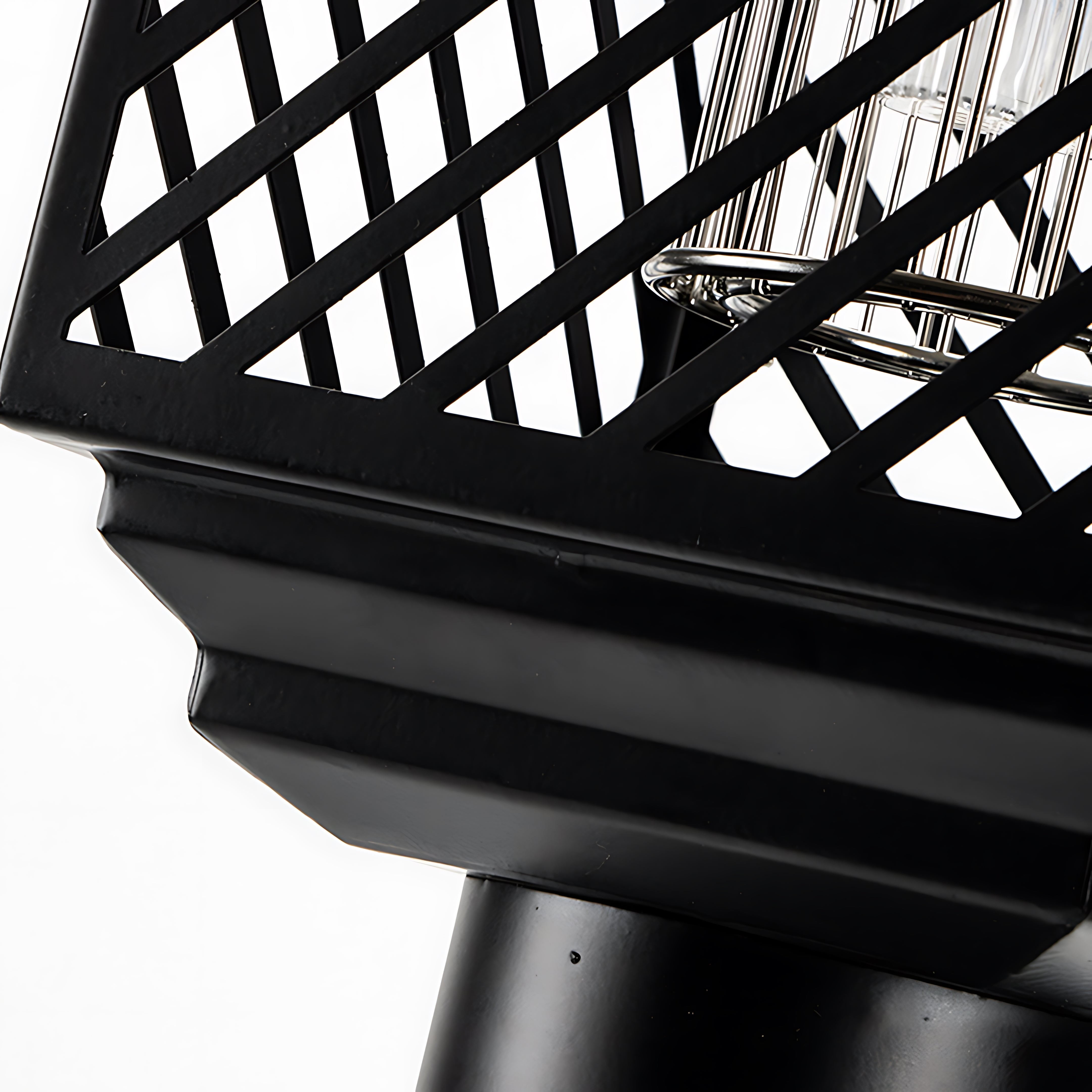 Rustic Black Solar Path Light — Stainless Steel, LED, IP65, 3-in-1 Lawn / Post / Wall Mount, Dusk-to-Dawn, USB Rechargeable