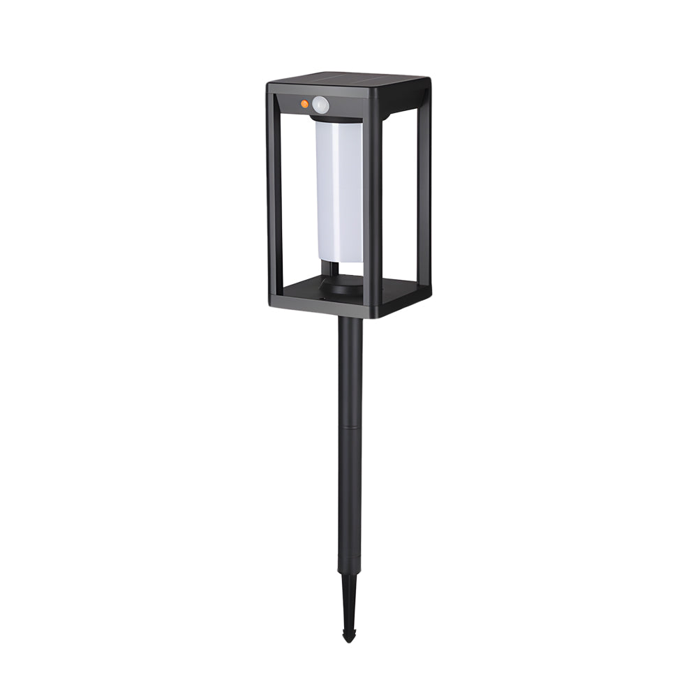 Minimalist Solar LED Path Light — Aluminum, IP55, Motion Sensor, Three-Color Dimming, 2000mAh, 22.8" & 30.7"