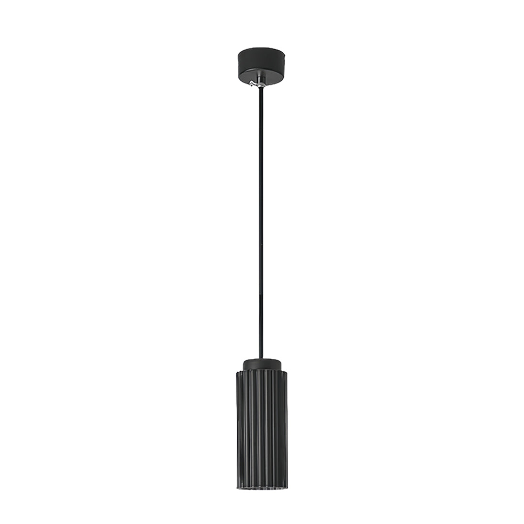Minimalist Cylinder Mini Pendant — Iron, GU10 5W, Three-Color Temperature, 2m Adjustable Cord