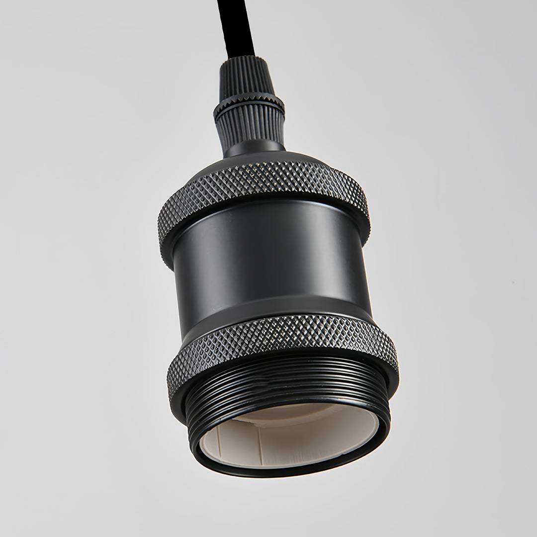 Acoustic PET Felt Pendant Light — Iron, Sound-Dampening, E27, 13.8" or 19.7", Adjustable Chain