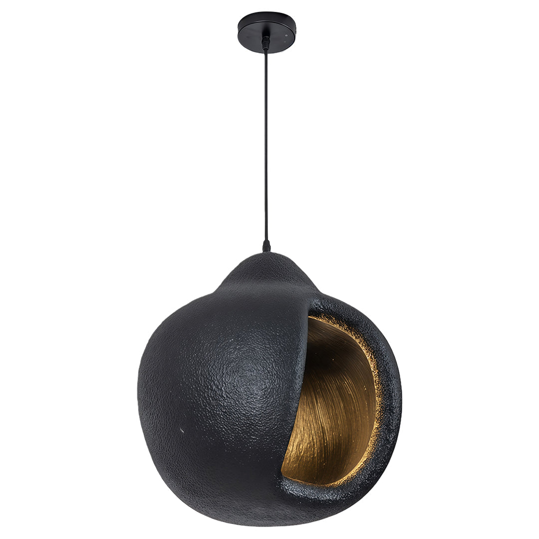 Wabi-Sabi Pendant Light — Metal, PS Shade, E27, 15.75" Wide, 59.1" Adjustable Chain