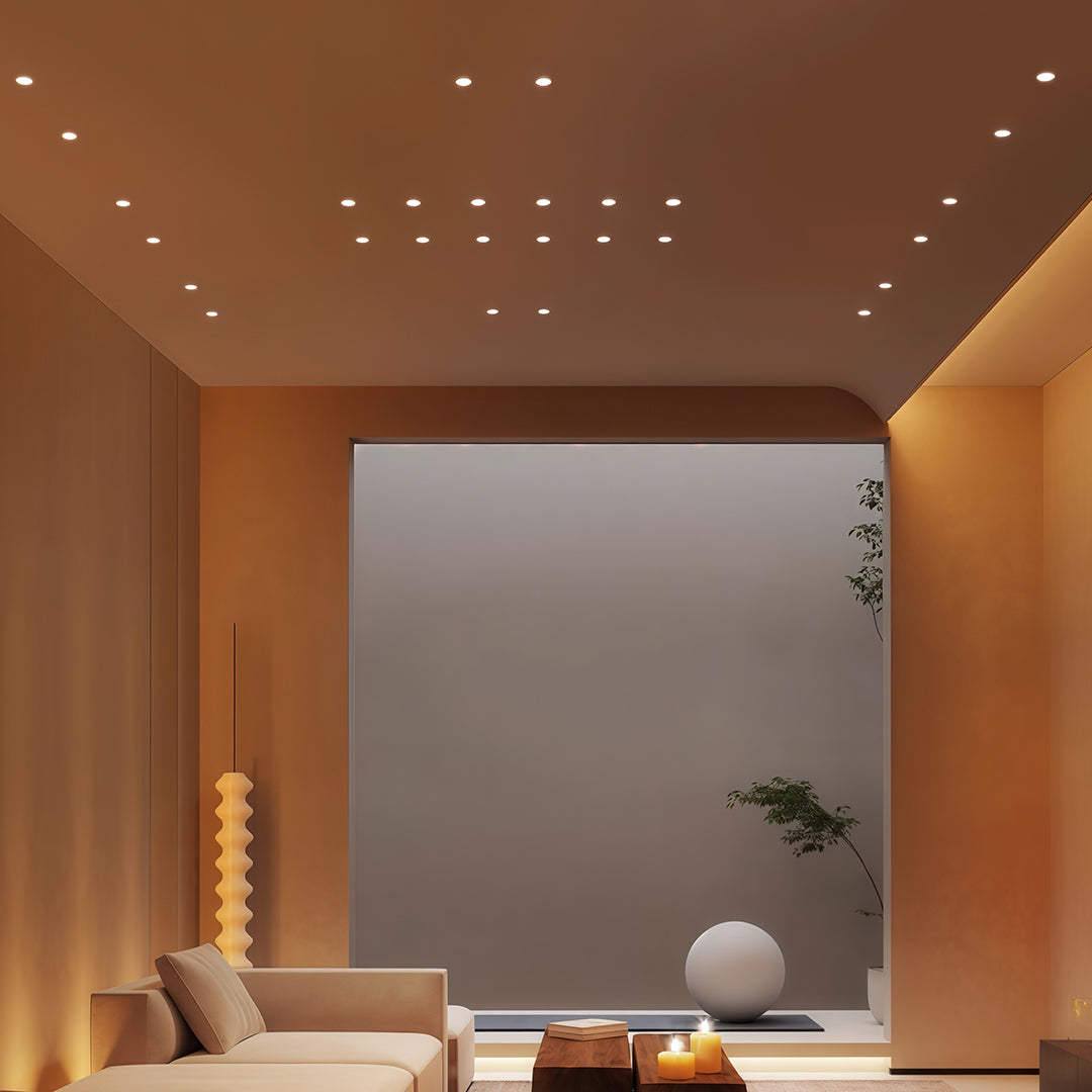 Arc-Shaped Mini LED Recessed Spotlight — Aluminum, Deep Anti-Glare, 15° Beam, 6W–7W, 3000K / 4000K / 6000K