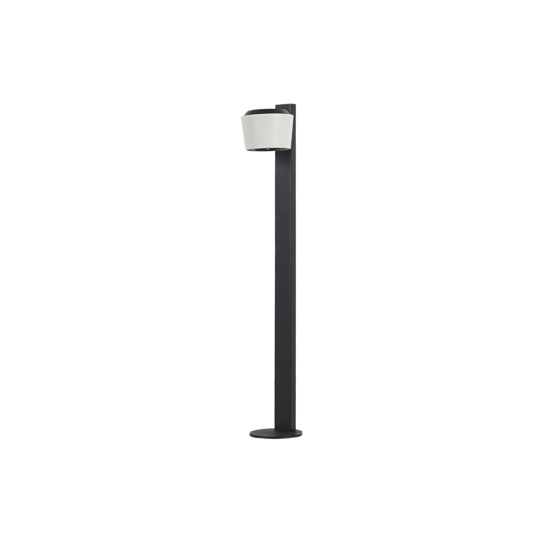 Minimalist Aluminum Path Light — Glass Shade, 12W LED, IP65, 19.7" or 27.6", DC 24V