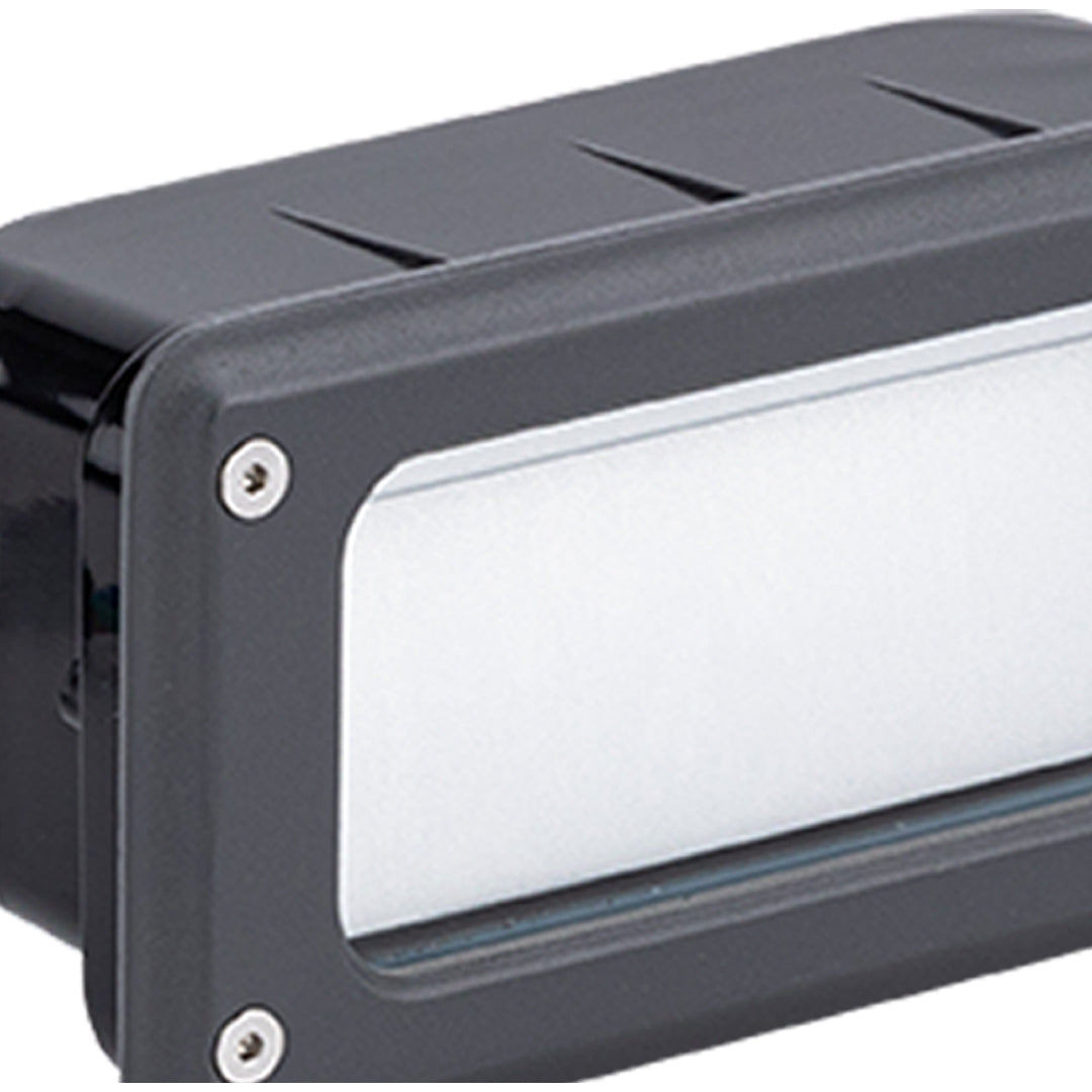 Classic Recessed LED Step Light — Die-Cast Aluminum, 5W OSRAM, 3000K, IP65 Weatherproof