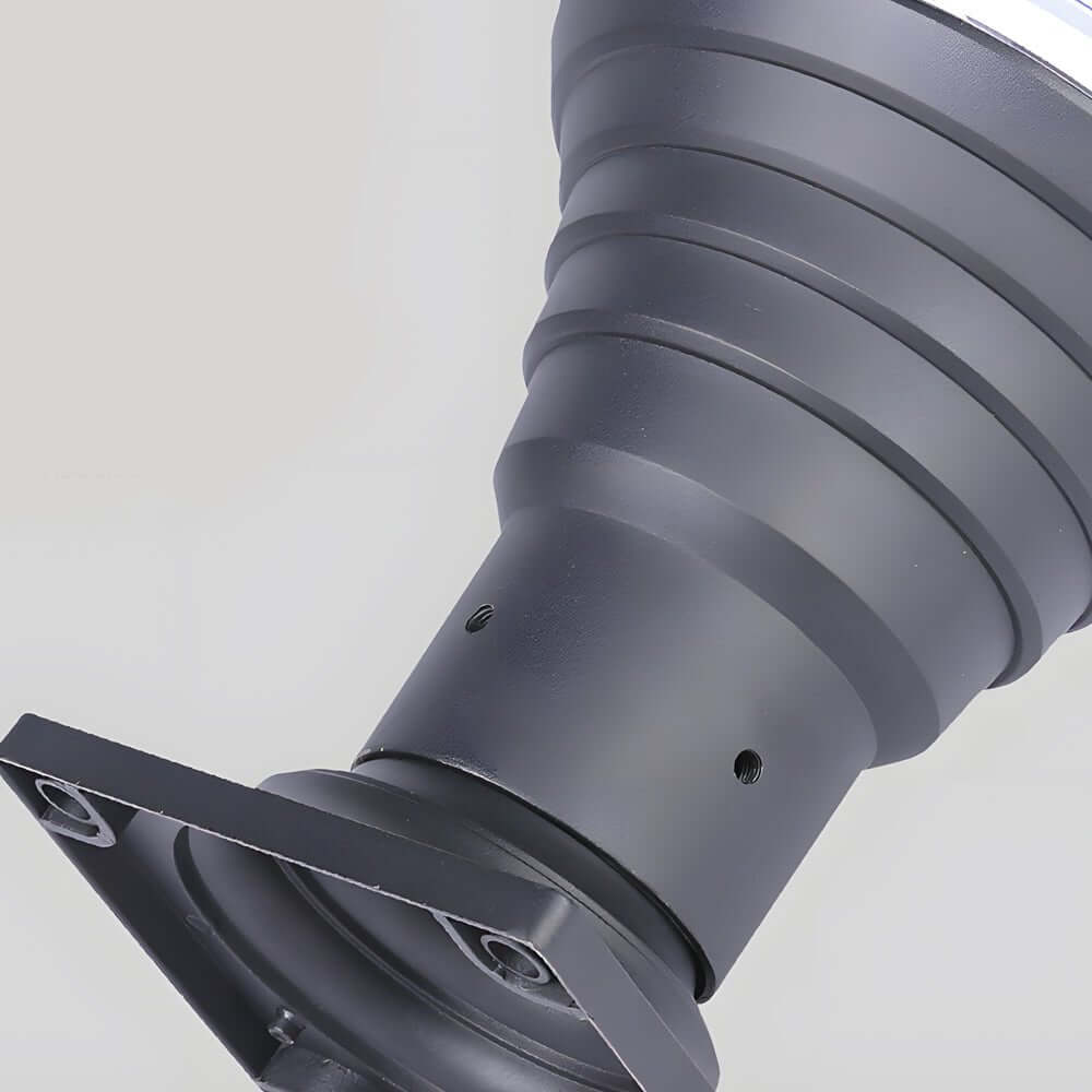 black round pier mount post light 1 light 189 inches high