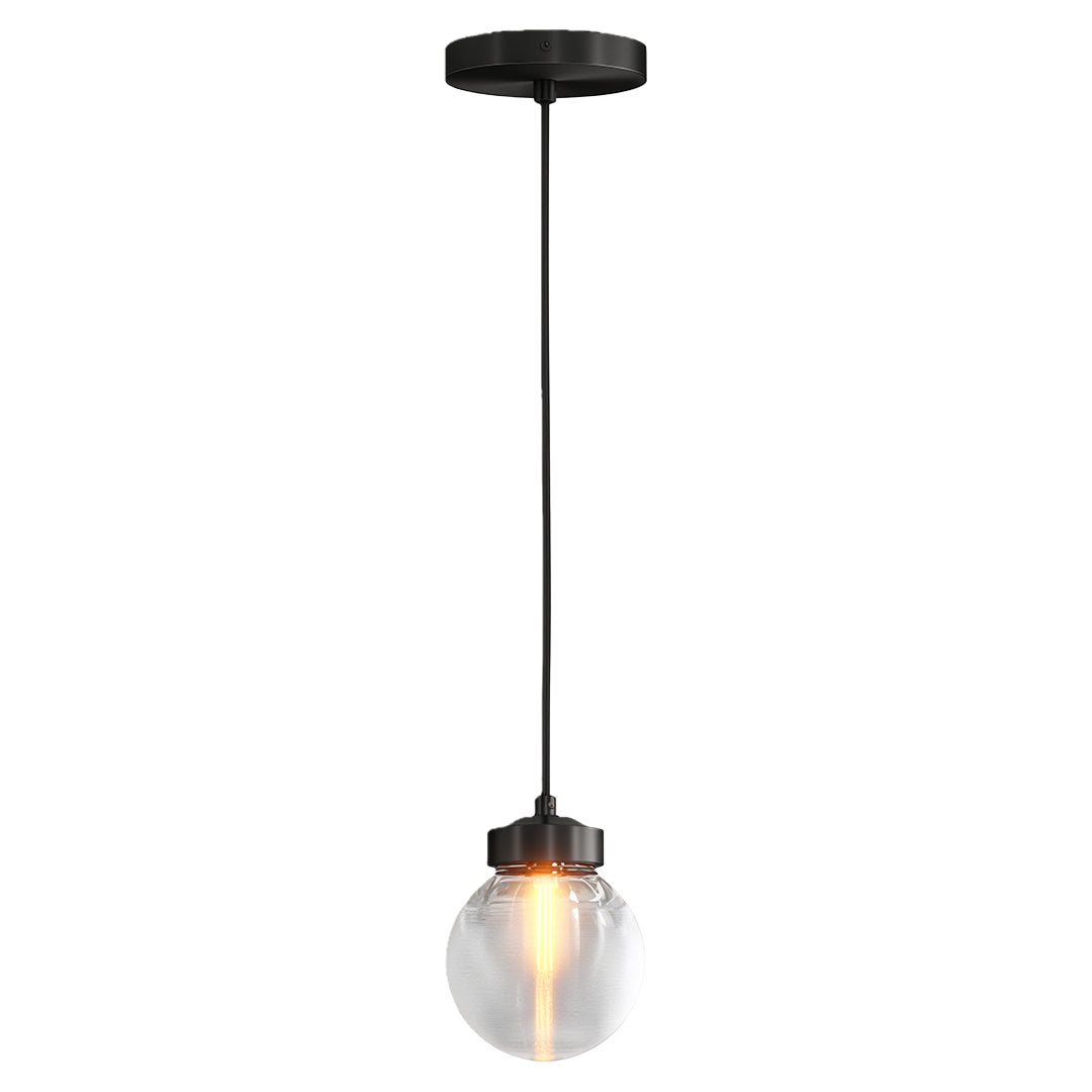 Contemporary Copper Chandelier — Solid Brass Frame, Clear Glass Shades, G9, 1- to 19-Light, Black / Chrome / Copper Finish