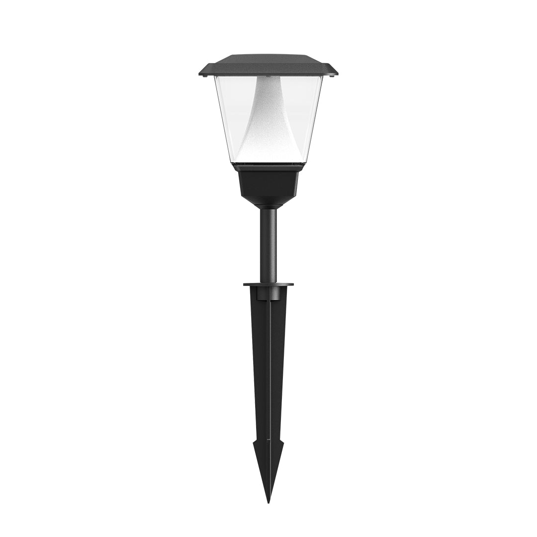 Modern Minimalist LED Path Light — Die-Cast Aluminum, 8W OSRAM, 3000K, IP65 Weatherproof, Matte Black