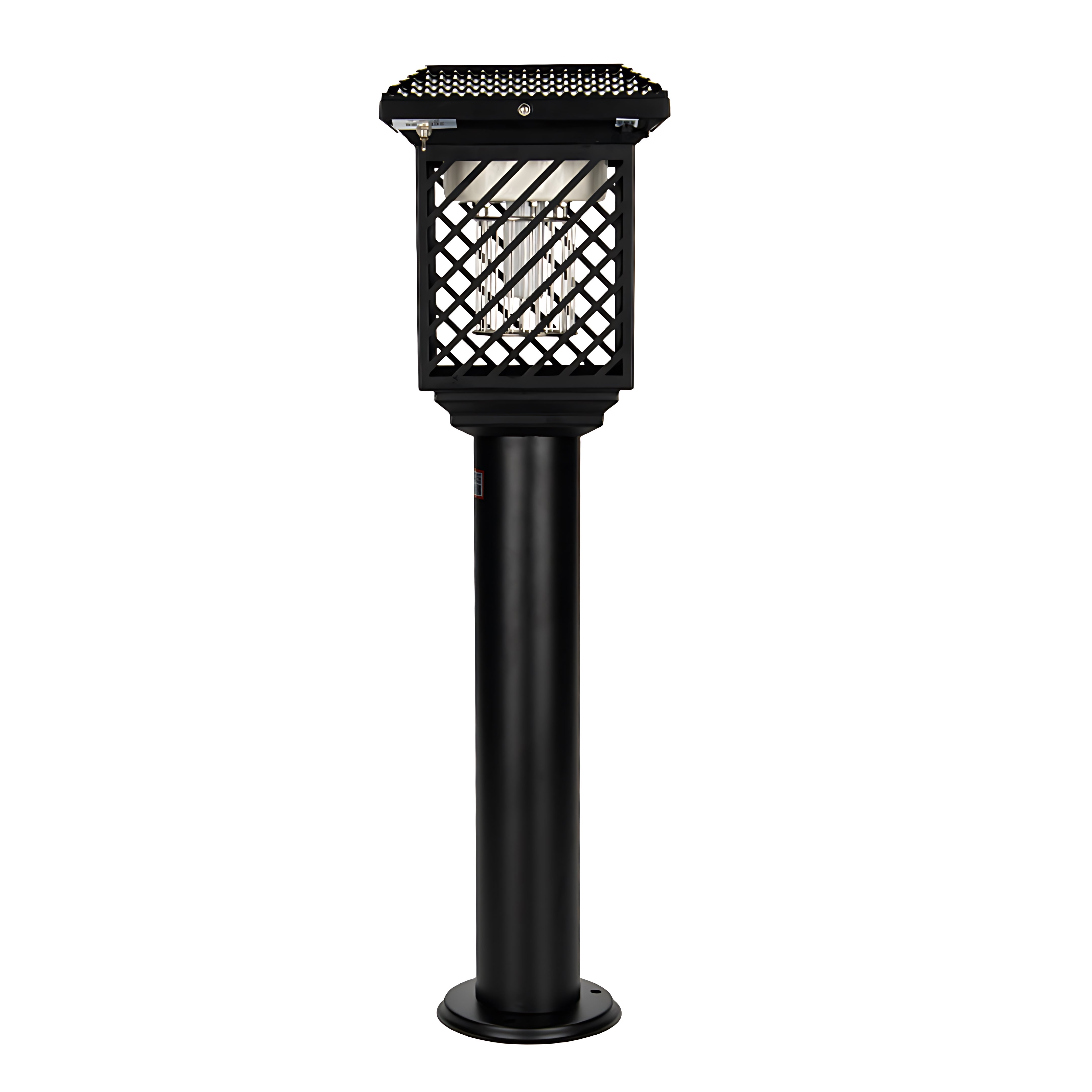 Rustic Black Solar Path Light — Stainless Steel, LED, IP65, 3-in-1 Lawn / Post / Wall Mount, Dusk-to-Dawn, USB Rechargeable