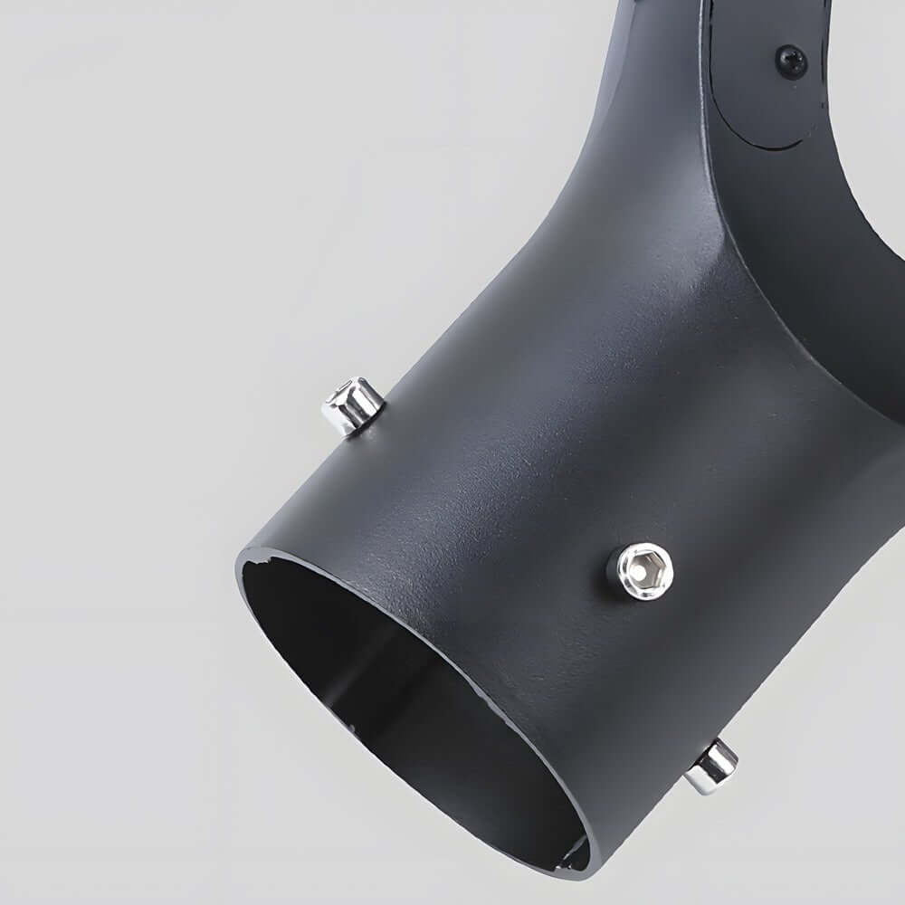 black solar led street lamp post and pole lights