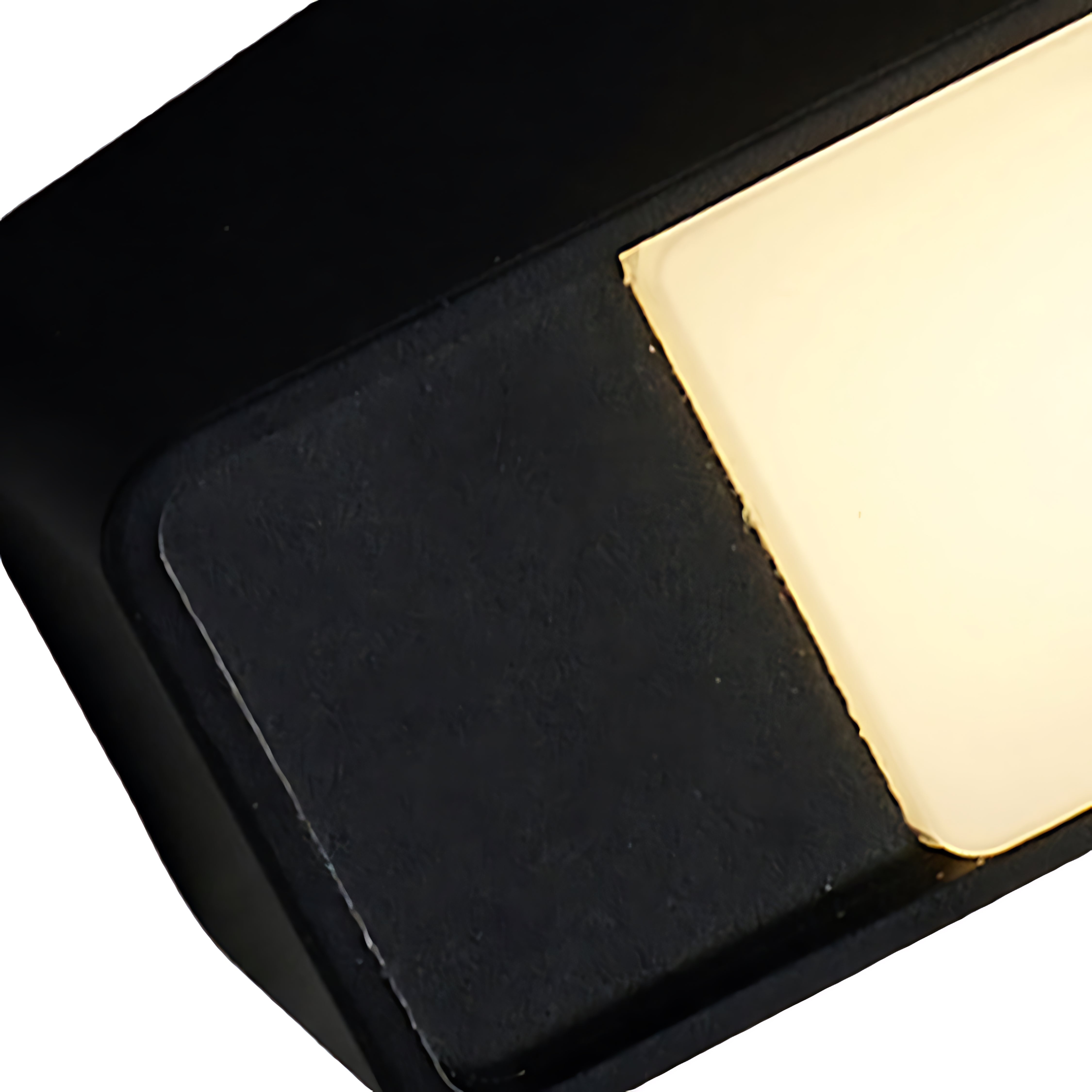 Square Minimalist Outdoor Wall Sconce — Die-Cast Aluminum & Acrylic, LED, IP65, Optional Motion Sensor, 3000K