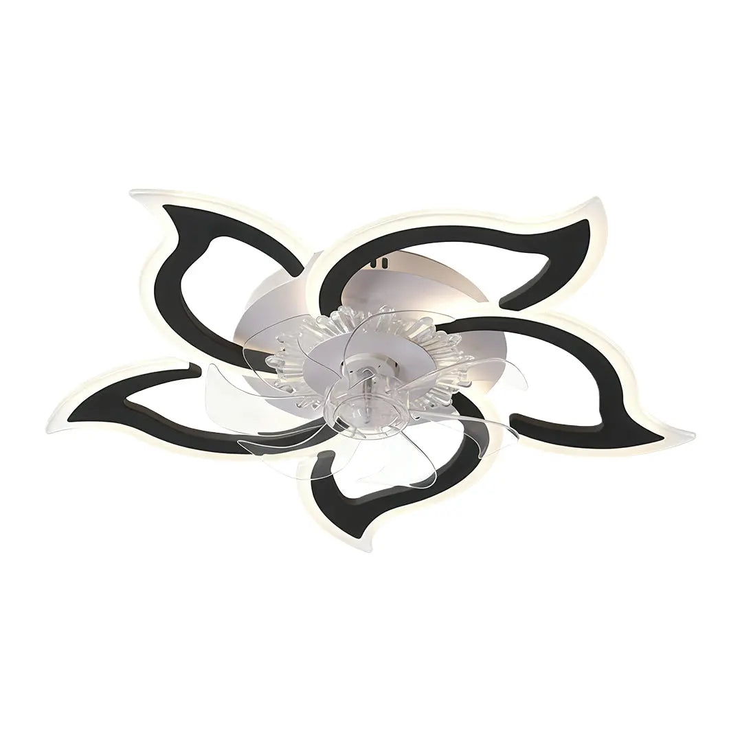 Minimalist Ceiling Light with Integrated Ultra-Quiet Fan Luxe