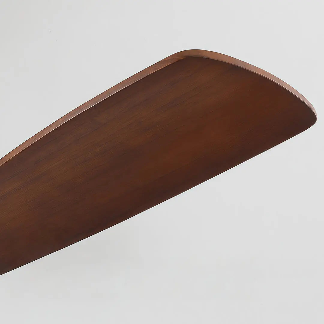 Remote-Controlled Wooden 3-Blade Ceiling Fan with Light Luxe