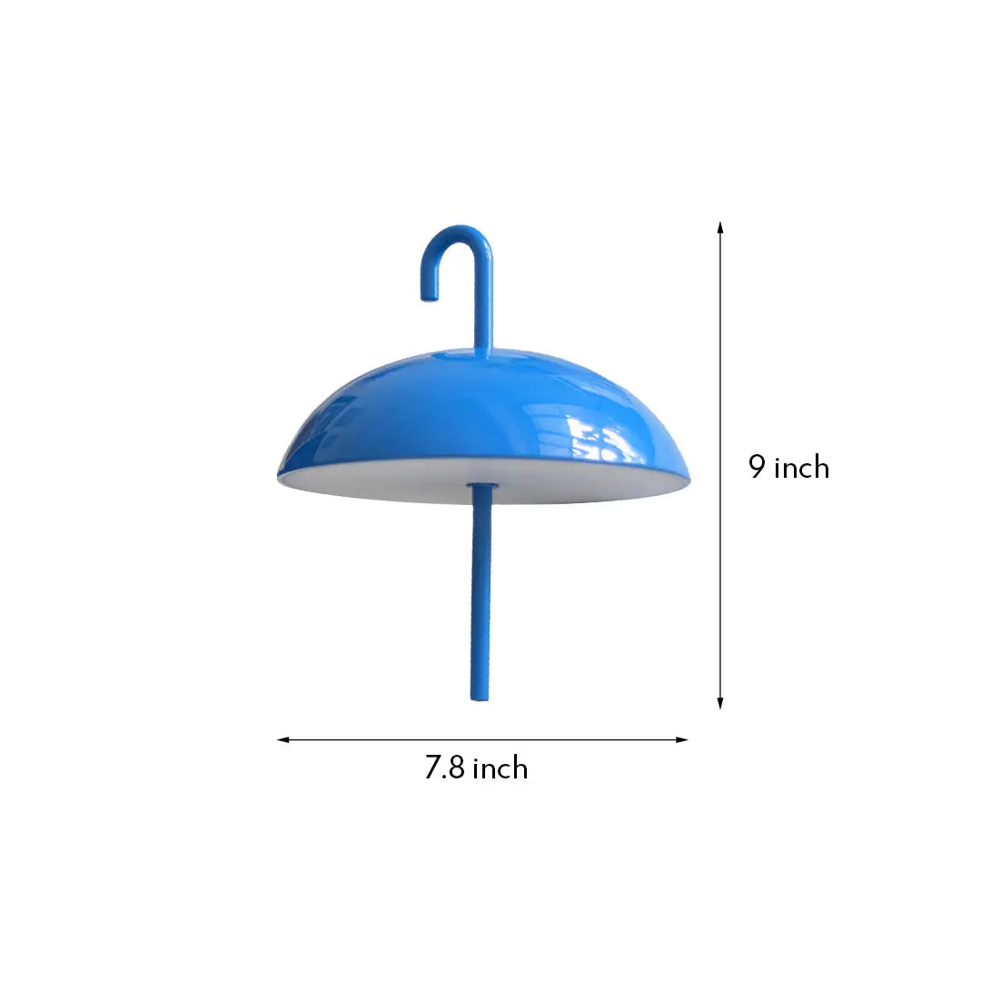 Portable USB Rechargeable Dimmable LED Touch Table Lamp with Umbrella Design Luxe