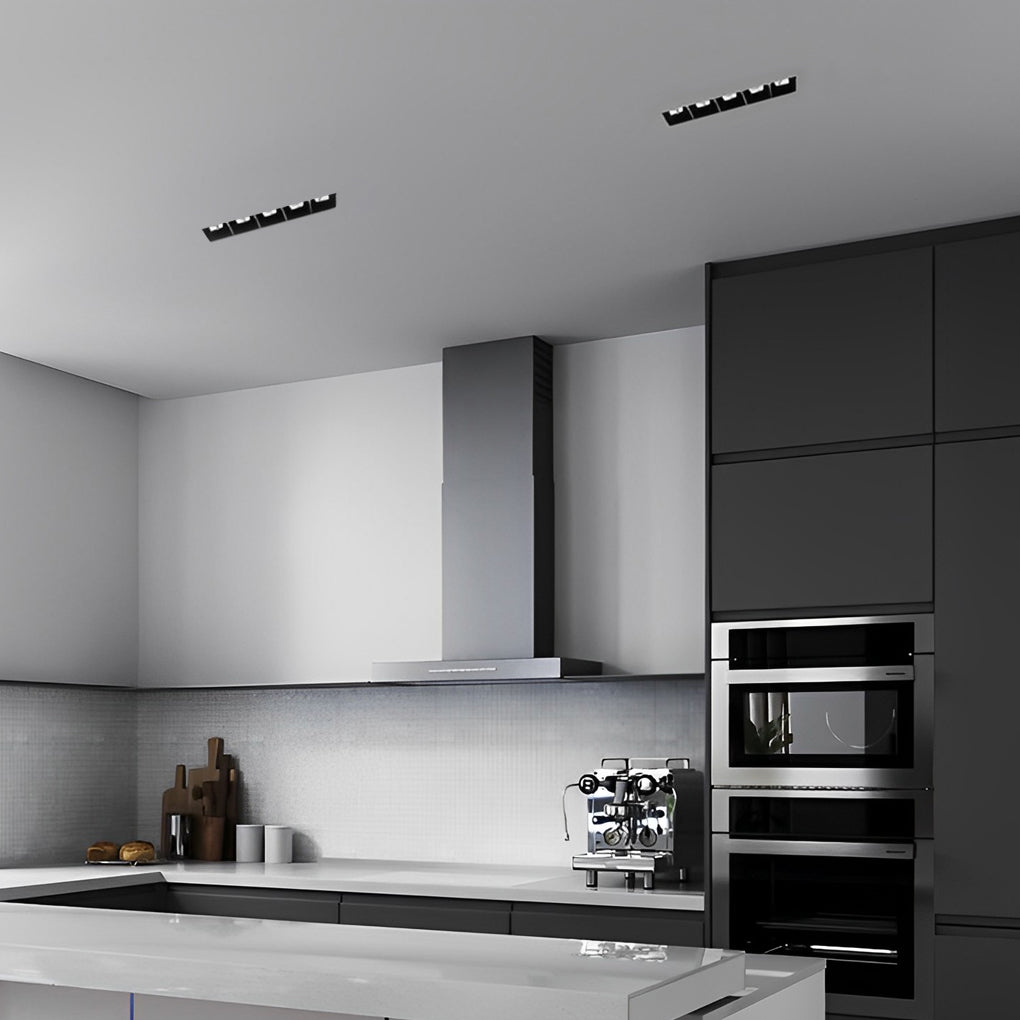 Frameless Linear Recessed LED Downlight — Aluminum, Anti-Glare, 5W / 10W / 20W, Warm & Neutral