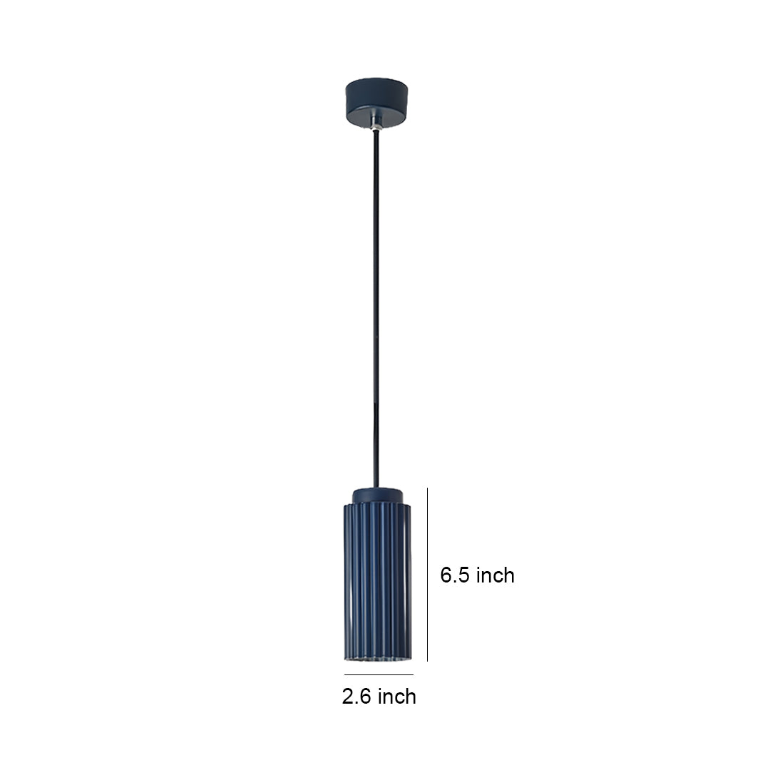 Minimalist Cylinder Mini Pendant — Iron, GU10 5W, Three-Color Temperature, 2m Adjustable Cord
