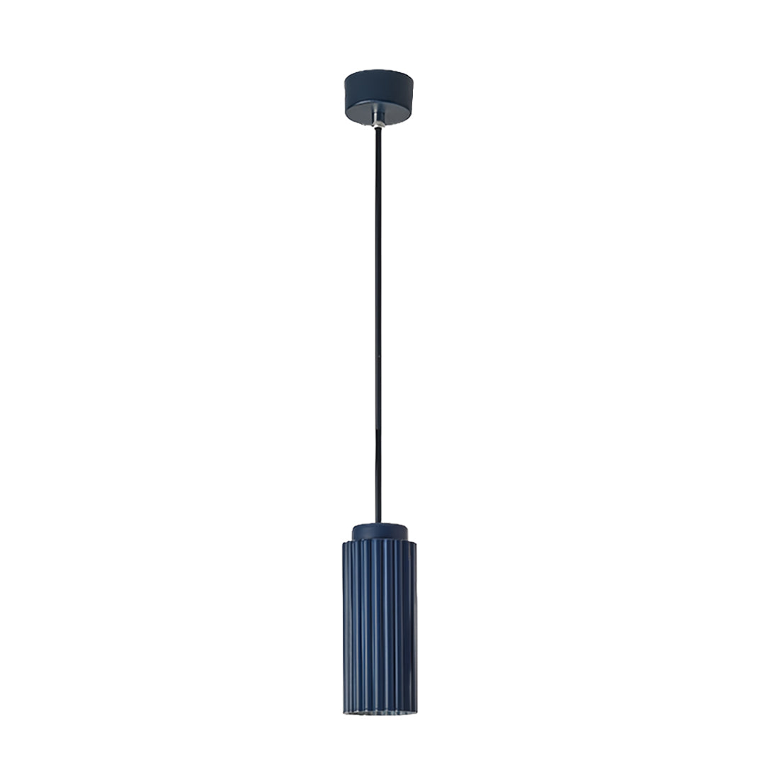 Minimalist Cylinder Mini Pendant — Iron, GU10 5W, Three-Color Temperature, 2m Adjustable Cord