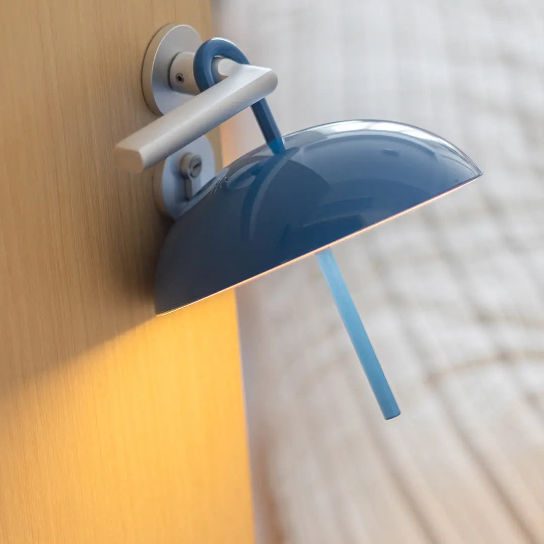 Portable USB Rechargeable Dimmable LED Touch Table Lamp with Umbrella Design Luxe