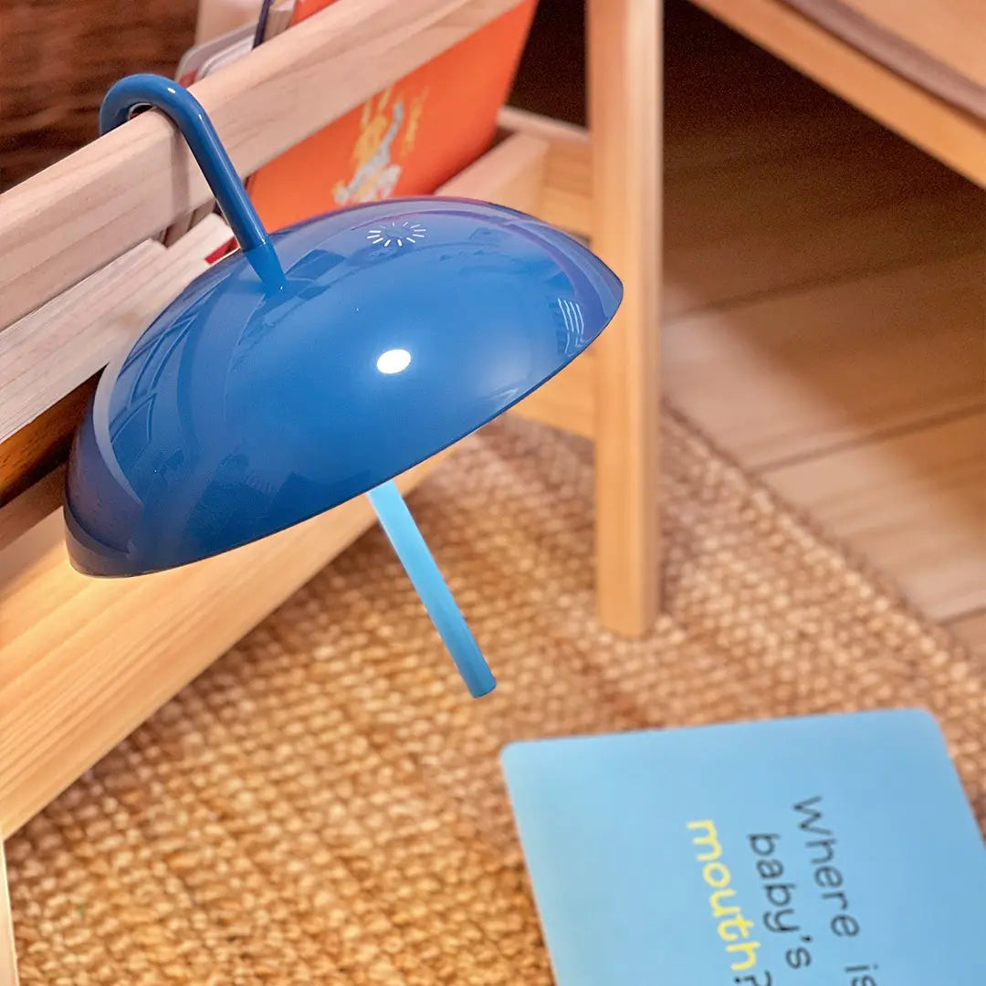 Portable USB Rechargeable Dimmable LED Touch Table Lamp with Umbrella Design Luxe