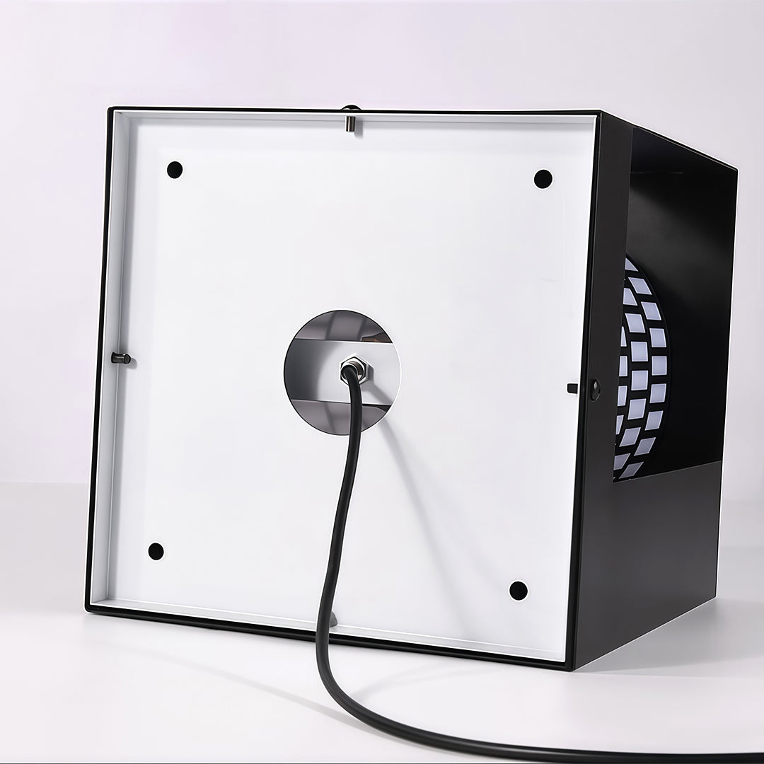 Minimalist Bollard Landscape Light — Black Zinc, White Acrylic, 10W LED, IP65 Weatherproof