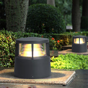 Minimalist Cylindrical LED Bollard Light — Die-Cast Aluminum, 18W, E27, IP65, 3000K Warm White