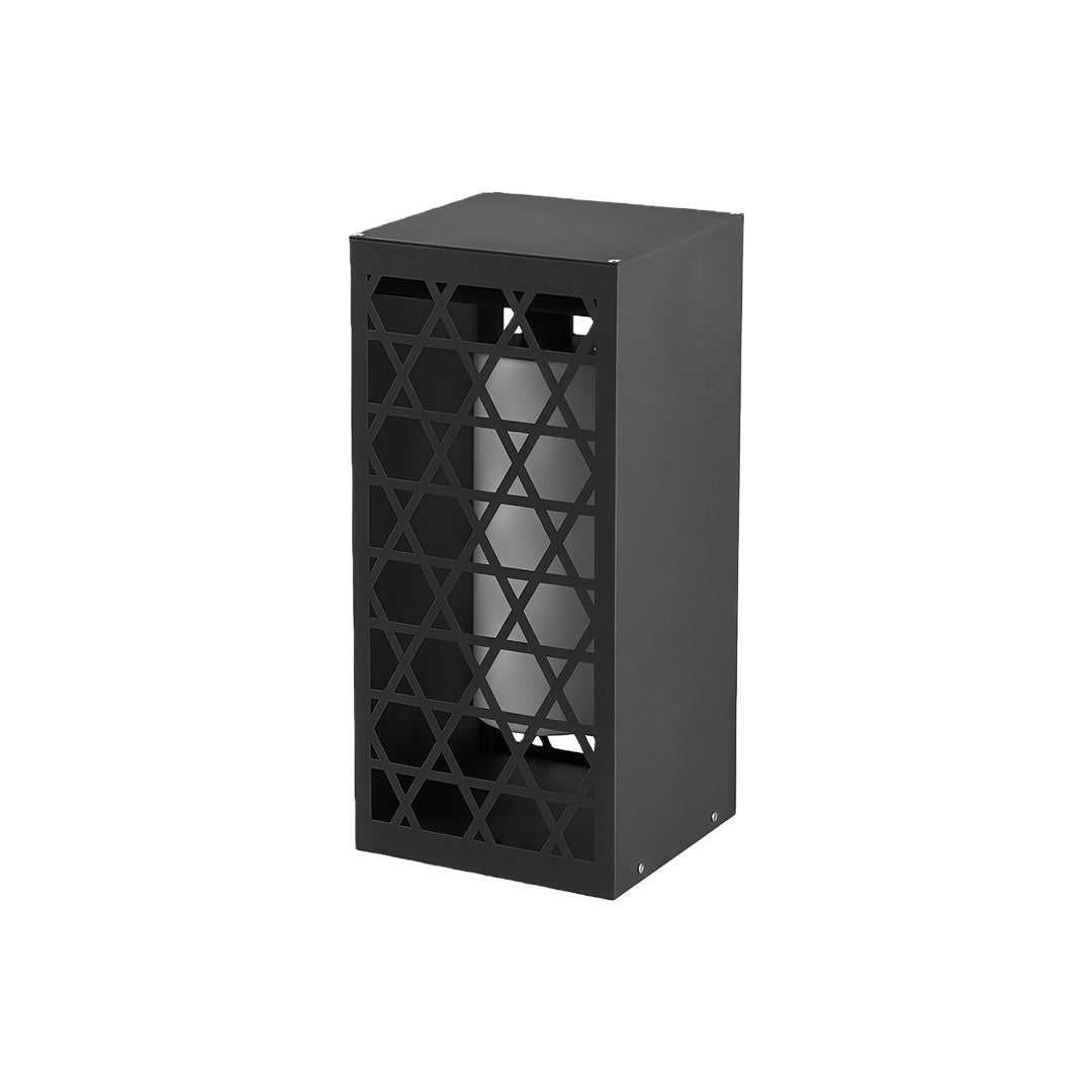 Modern Outdoor Bollard Light — Stainless Steel, Solar / Hardwired, IP65, LED, 3 Sizes