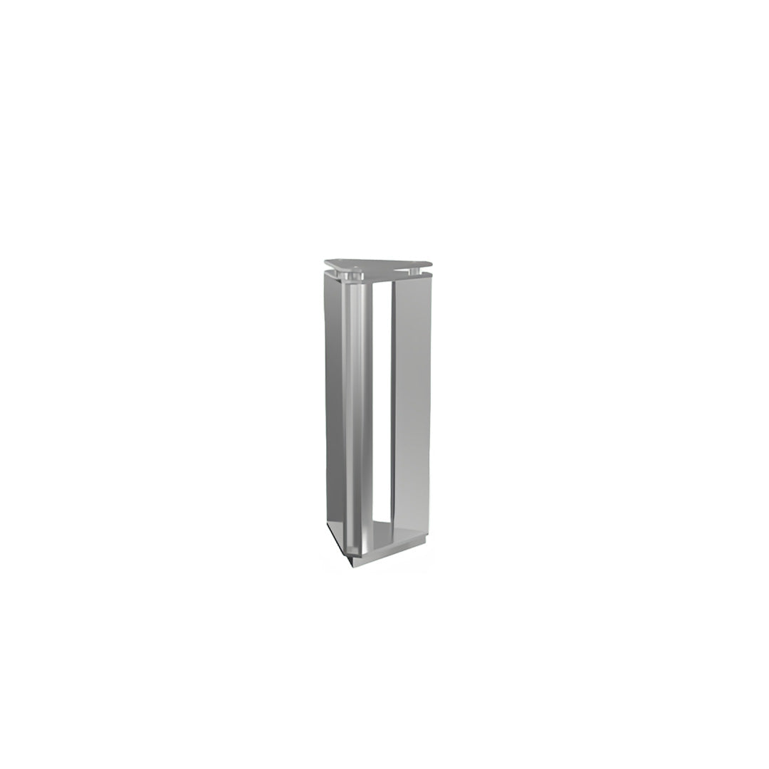 Minimalist Cylindrical Outdoor Bollard Light — Stainless Steel, 12W LED, IP65, 3000K Warm White, Three Heights