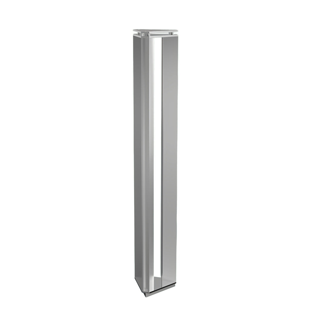 Minimalist Cylindrical Outdoor Bollard Light — Stainless Steel, 12W LED, IP65, 3000K Warm White, Three Heights