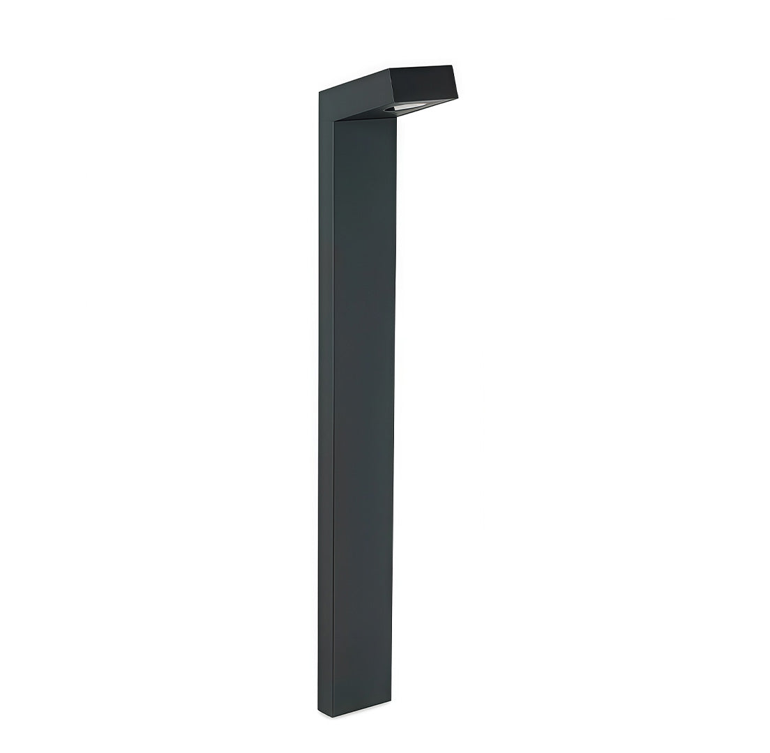 Modern Minimalist Bollard Path Light — Black Aluminum, 5W LED, Dual Color Temperature, IP65 Weatherproof