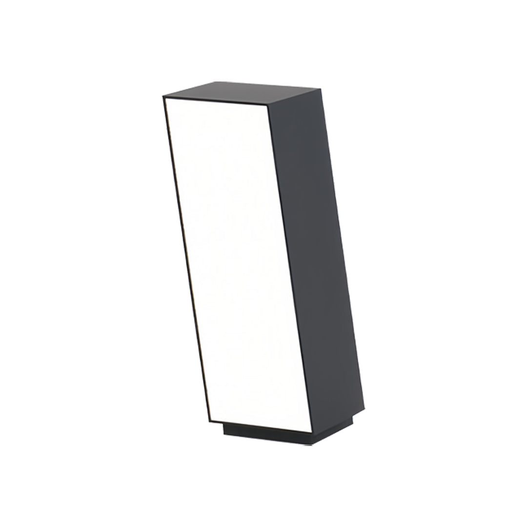 Geometric Sculpture Outdoor Bollard Light — Stainless Steel, LED, IP65, Three Sizes