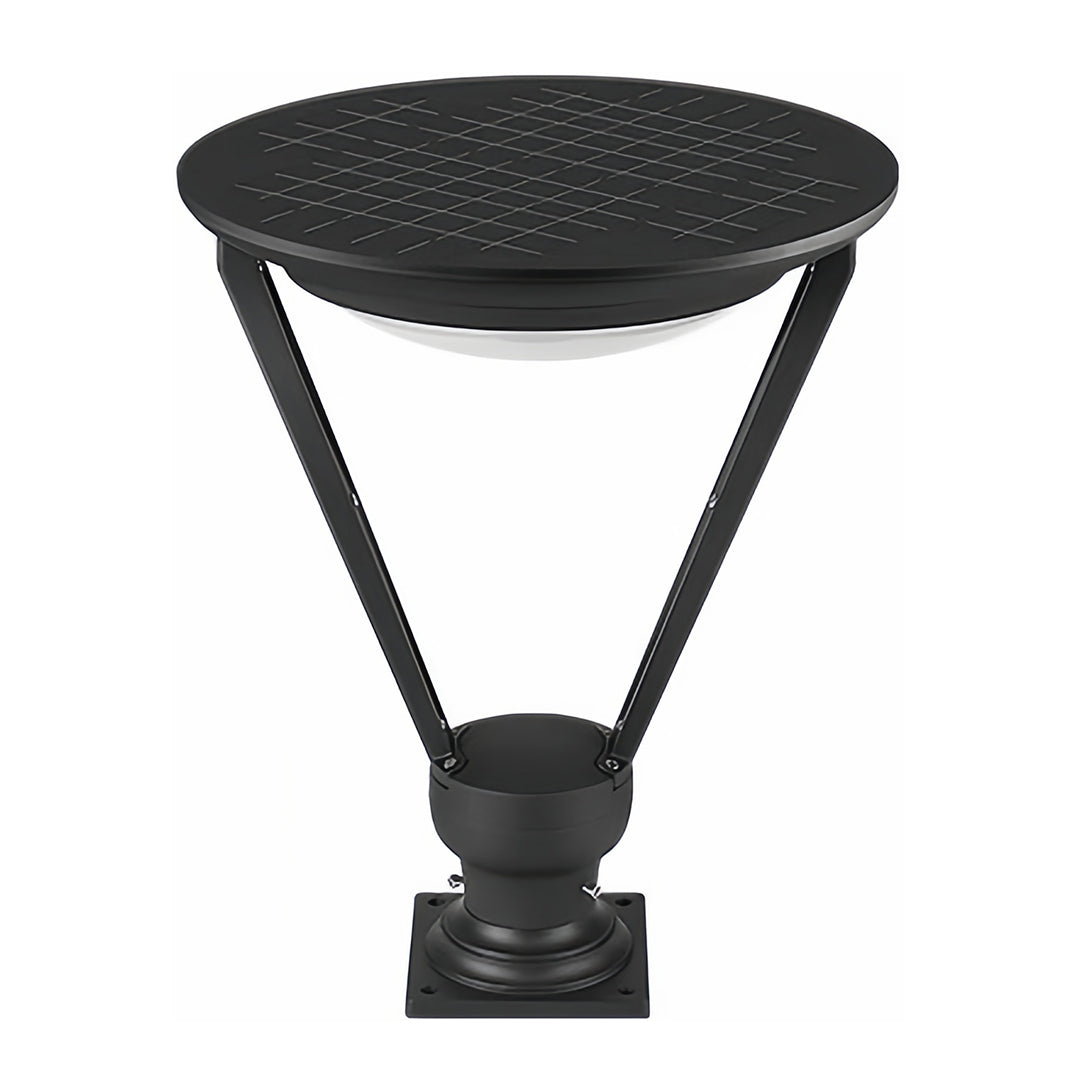 Vintage Outdoor Pillar Light — Die-Cast Aluminum, Solar / Hardwired, 50W, IP55, 3000K / 6000K, 16.54" × 20.87"