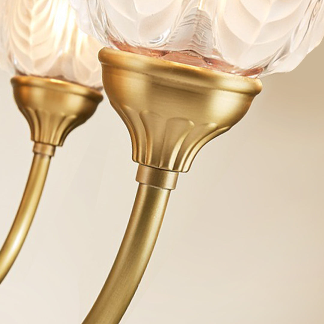 Bud Glass Wall Sconce — H65 Brass, E14 LED, Three-Step Dimming, Single or Double-Head