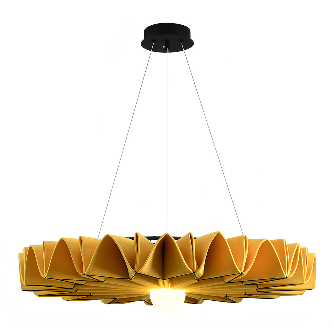 Large-Diameter PET Felt Pendant — Minimalist, Sound-Absorbing, E27, 24"–40" Sizes