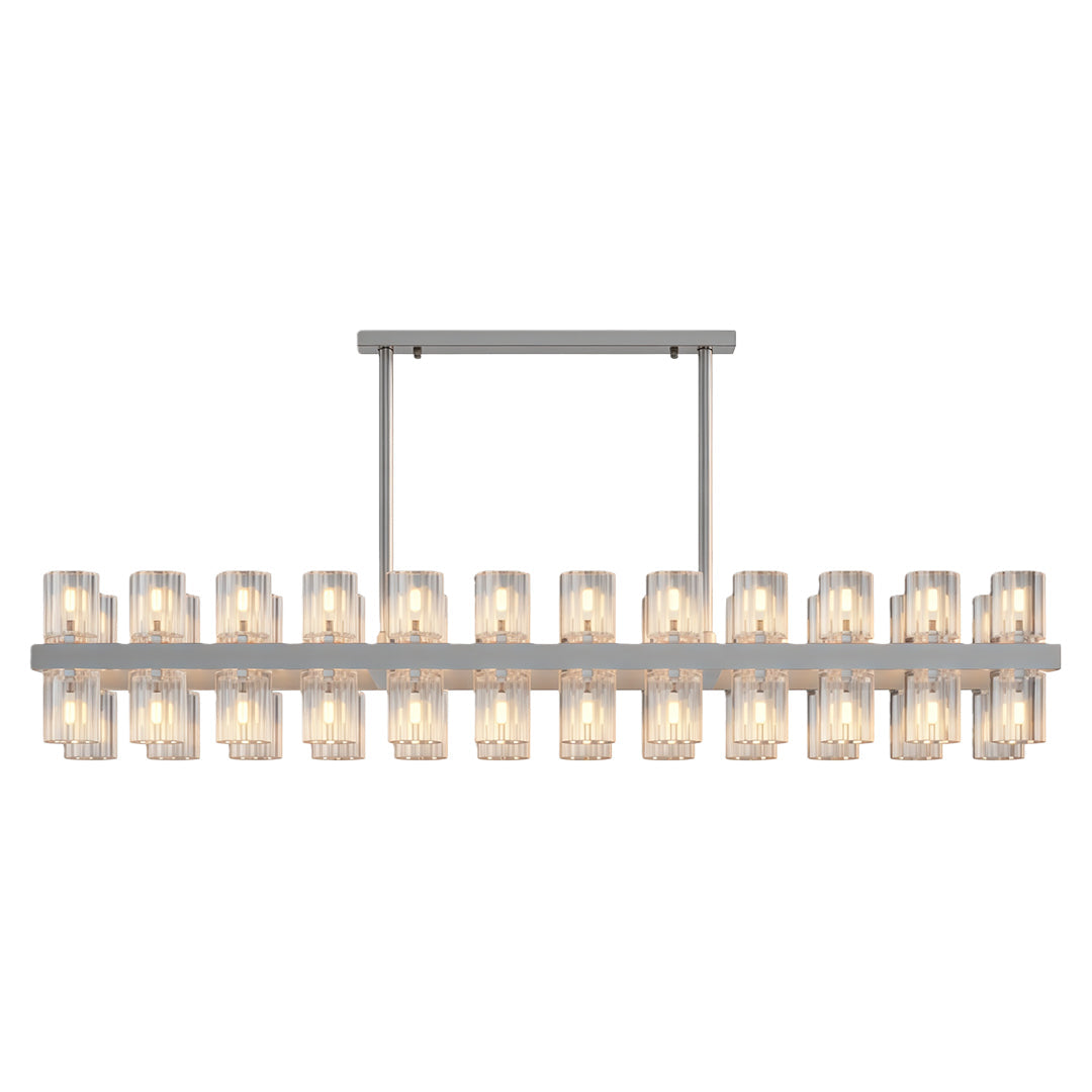 Multi-Tier Crystal Chandelier — Solid Copper Frame, 24- to 48-Light, G4, Black / Chrome / Copper Finish