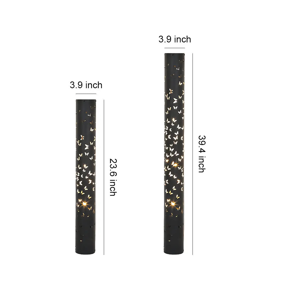 Decorative Column Lamp with Butterfly Floor Lamp Ambient Projector Luxe