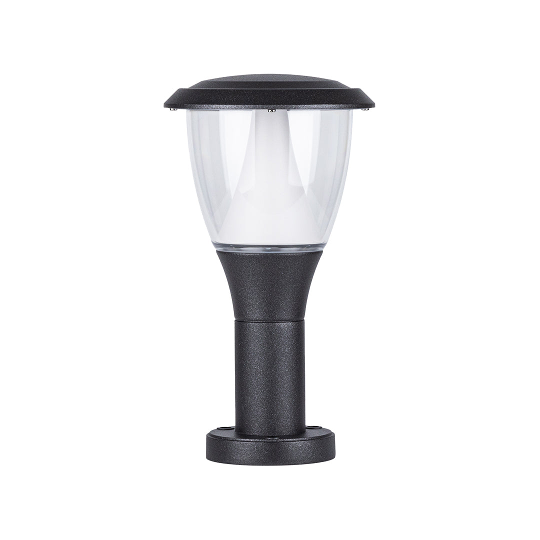 Modern Minimalist Bollard Path Light — Die-Cast Aluminum, 8W OSRAM LED, 3000K, IP65, Three Height Options (11", 11.8", 23.6")