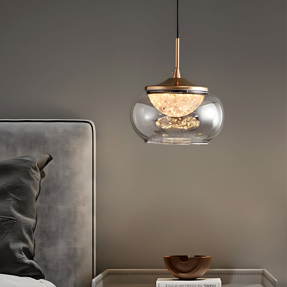 Nordic Pendant Lights with Candy Jar Glass and Acrylic - 3-Step Dimming