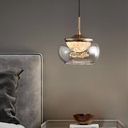 Candy Jar Mini Pendant — Smoky Glass and Acrylic, LED, 3-Step Dimming, 3000K/4500K/6000K